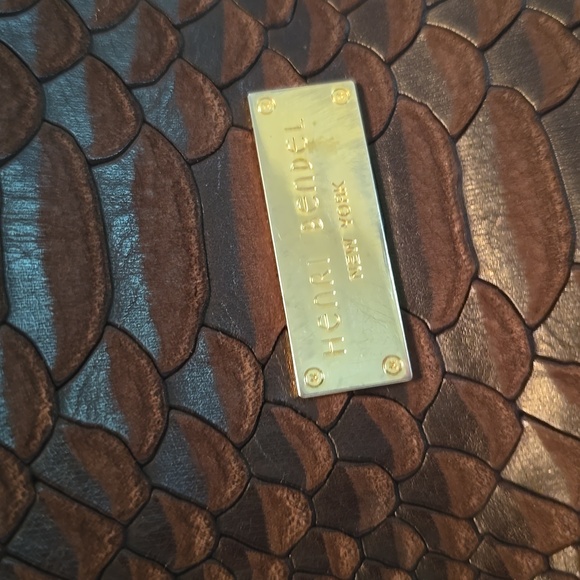 Henri Bendel Snake Leather Crossbody / Clutch - Picture 6 of 8